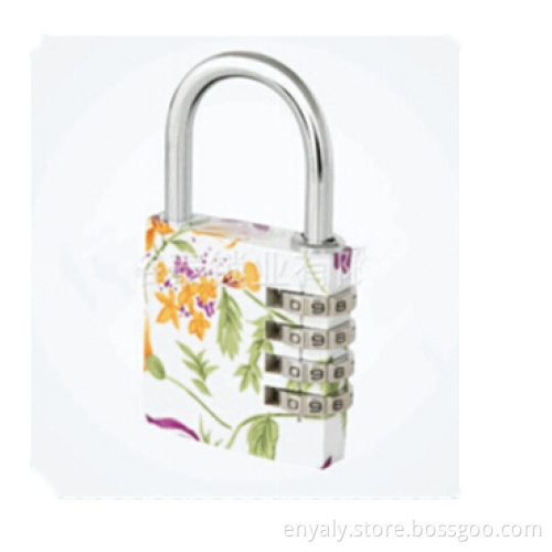 Zinc Alloy Colour Heat Plated Design Combination Padlock ZC--T2440H